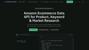 Ecommerce Data API - tool for Analytics & Data